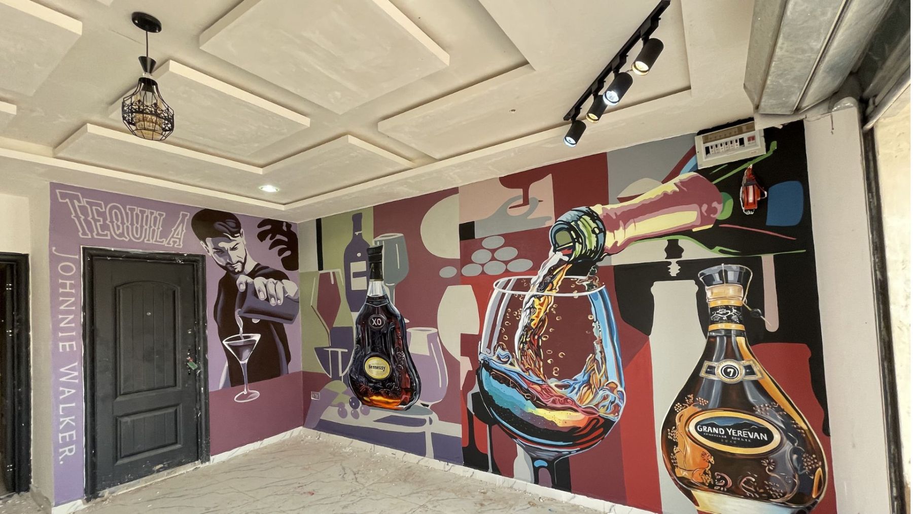 Luxury Drinks Wall Mural by Cedar Creative Art