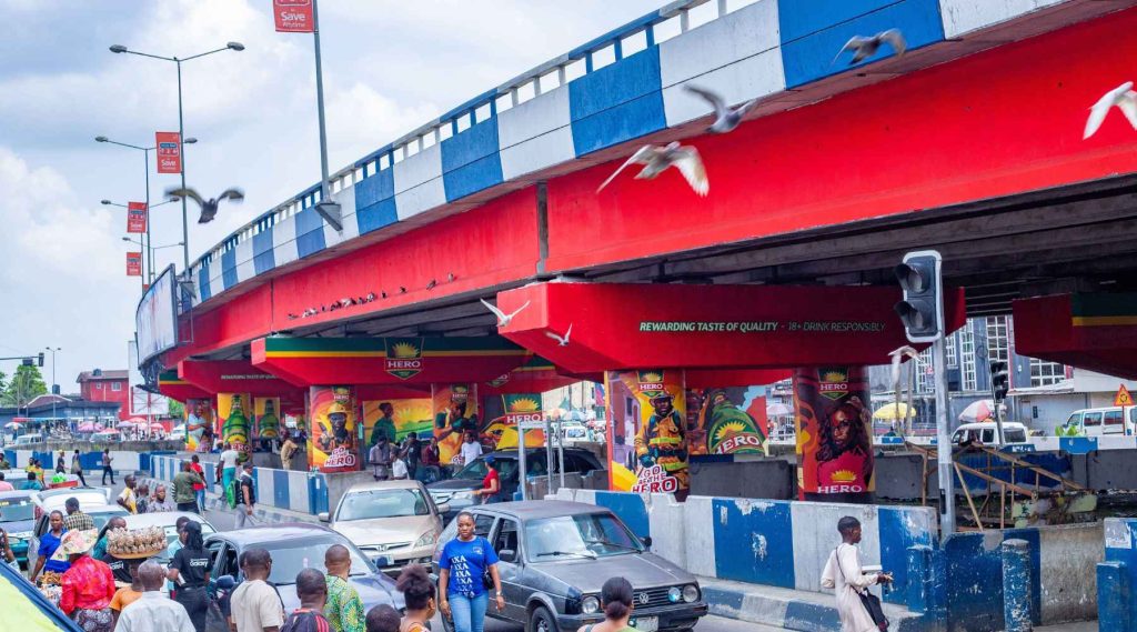 Rumukoro Port Harcourt Bridge Mural Branding By Cedar Creative Art